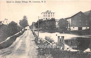 Street in Shaker Village Mount Lebanon, NY, USA 1908 