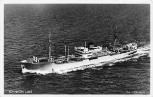 RPPC,  Johnson Line Ship    MS VENEZUELA     Real Photo  Postcard