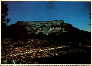 South Africa Cape Town Panorama At Night 1973