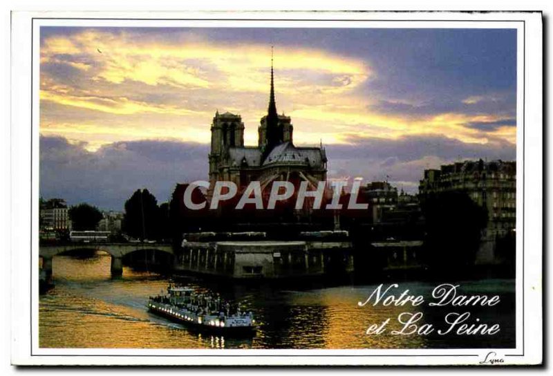 Modern Postcard Paris La Cathedrale Notre Dame