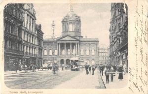 BR78909 town hall liverpool tramway  uk