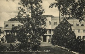 barbados, BRIDGETOWN, Government House (1910s) Postcard