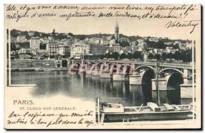 Old Postcard Paris Saint Cloud General view