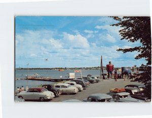 Postcard The lakefront at Bemidji, Minnesota