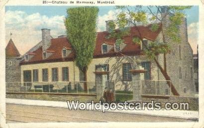 Chateau de Ramesay Montreal Canada 1928 