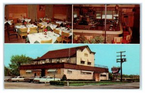 NORTHBROOK IL ~ Roadside GROVE INN  c1960s Cars Cook County Postcard