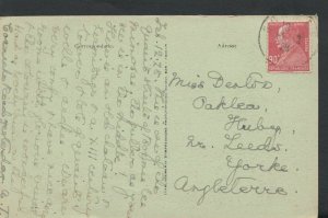 Family History Postcard - De??o? - Oaklea, H??be?, Nr Leeds, Yorkshire  RF870