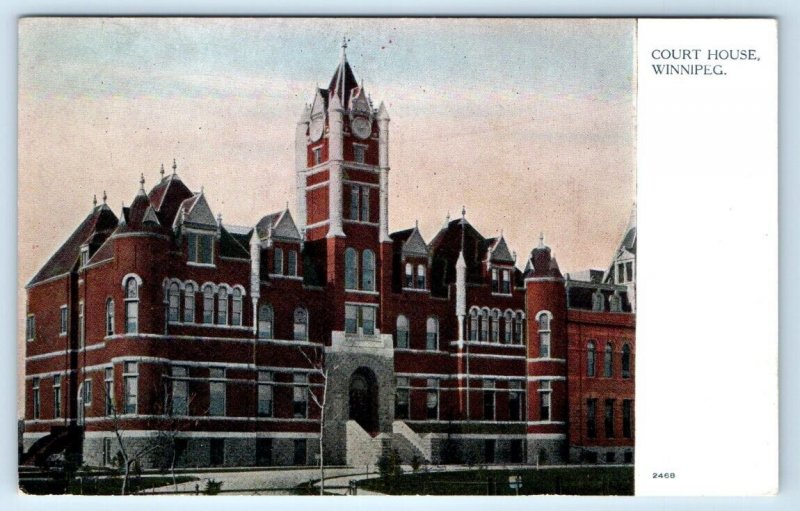 Court House WINNIPEG Manitoba Canada Postcard