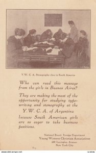 YWCA Stenography, Argentina, 1900-10s