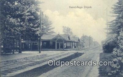 Sacandaga Depot, Sacandaga Park, NY, New York, USA Depot Railroad Unused 