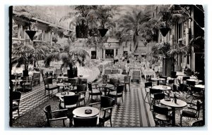 RPPC Grand Hotel Krasnapolsky restaurant Amsterdam Netherlands 1956 Postcard