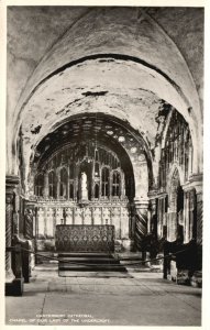 Vintage Postcard 1920's Canterbury Cathedral Chapel Of Our Lady Of Undercroft