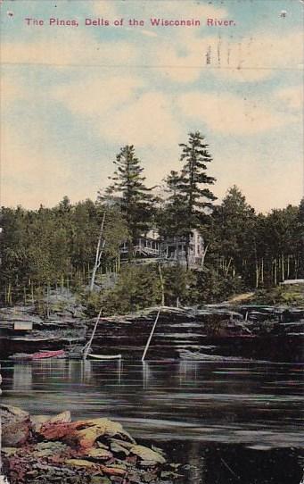 Wisconsin Milwaukee The Pines Dells Of The Wisconsin River 1912