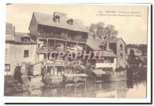 Rennes Old Postcard The Rocky castle or house of Cadet (17th century)