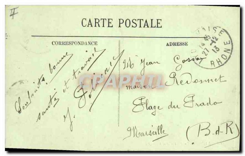 Postcard Old Lyon Le Pont d'Ainay