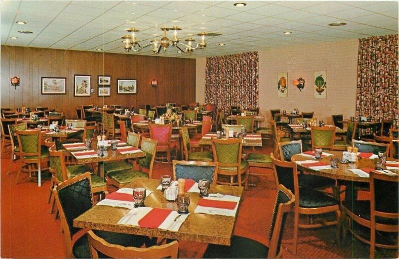 Jacksonville Arkansas~Armour's Flame Restaurant~Paneled~Ramada Inn Hotel~1960