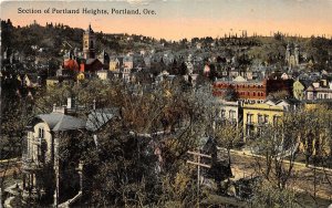 H17/ Portland Oregon Postcard 1913 Section of Portland Heights Homes