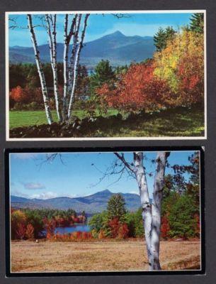 NH Lot 2 Mt Chocorua ALBANY NEW HAMPSHIRE Postcards PC