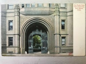 Vintage Postcard 1907-1915 Phelps Gate, Yale U., New Haven, Connecticut (CT)