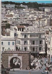 BF27164 tunisia vue sur la medina   front/back image