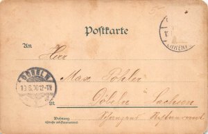 Germany Gruss aus Koeln 1900 litho vintage postcard