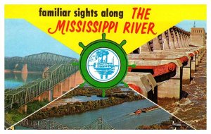 Postcard BRIDGE SCENE St. Louis Missouri MO AP1398