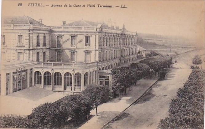 France Vittel Avenue de la Gare et Hotel Terminus