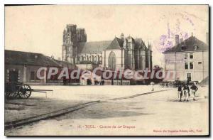 Postcard Old Barracks Toul From 12 am Dragons