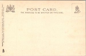 Rotunda of Memorial Library, Rockland MA Tuck 2231 UDB Vintage Postcard R37