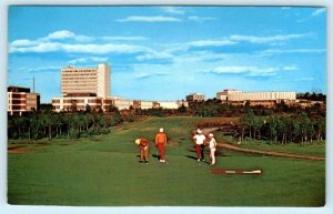 SUDBURY, Ontario Canada ~ Golf Course LAURENTIAN UNIVERSITY 1973 Postcard