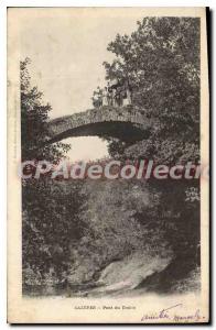 Postcard Cazeres Old Devil's Bridge