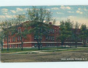 Divided-Back HIGH SCHOOL Huron South Dakota SD k0636