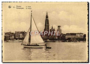 The Belgium Antwerp harbor