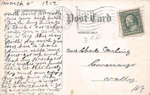 D68/ Elkins West Virginia WV Postcard 1912 M.E. Church Building