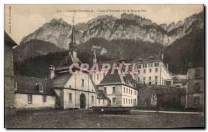 Old Postcard Grande Chartreuse Court & # 39Honneur and Grand Som