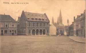 BR55622 Antoing hotel de ville et rue du cure belgium