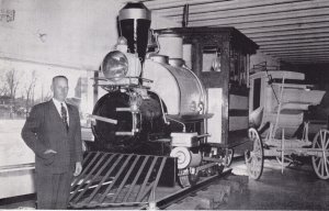 Nebraska Minden Pioneer Village Early Wood Burning Porter Locomotive Real Photo