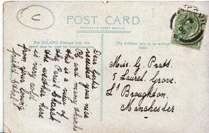Genealogy Postcard - Ancestor History - Pratt - Broughton - Manchester  DR560