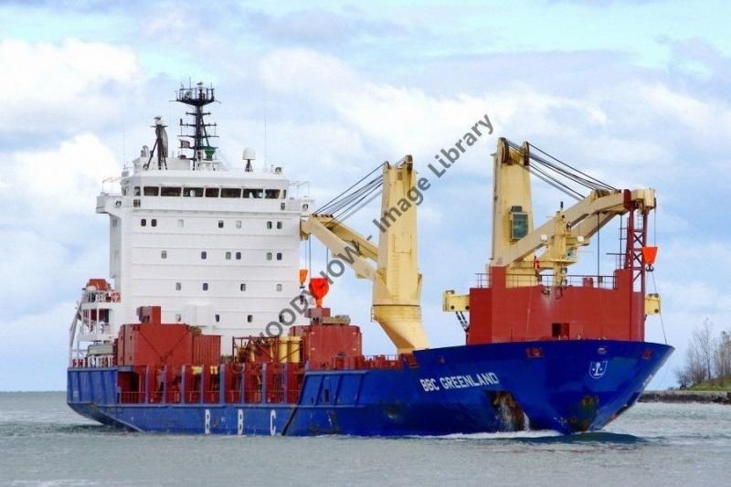 ap0806 - Netherlands Antille Cargo Ship - BBC Greenland , built 2007 - photo 6x4