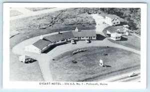 FALMOUTH, Maine ME ~ Roadside DYSART MOTEL Cumberland County 1961  Postcard