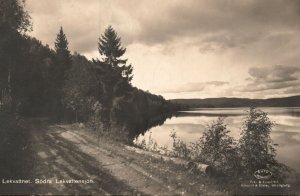 Vintage Postcard Lekvattnet Sodra Lekvattensjon Lake Sweden