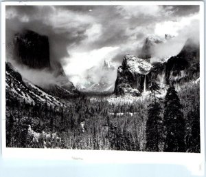 Postcard - Clearing Winter Storm, Yosemite National Park - California