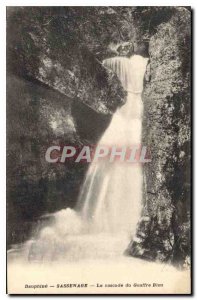 Old Postcard Dauphine Sassenage the Cascade Pit Bieu