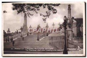 Postcard Old Marseille Escalier Station Monument