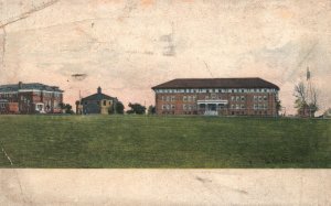 Vintage Postcard Prospect View Of University Historical Building Landmark