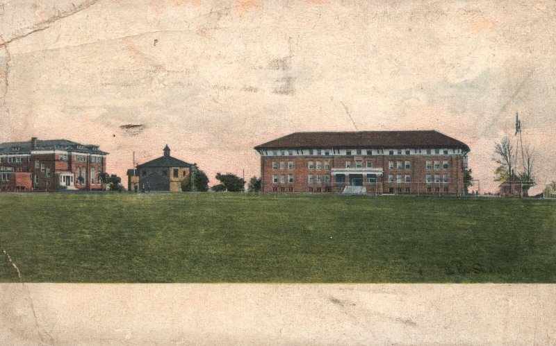 Vintage Postcard Prospect View Of University Historical Building Landmark
