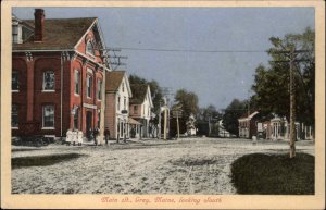 Gray Maine ME Main St. 1900s-10s Postcard