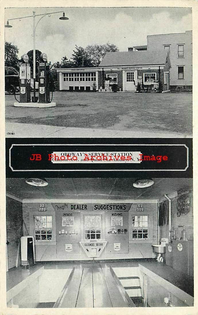 NY, Albany, New York, Ordway's Service Mobilgas Gas Station, Work