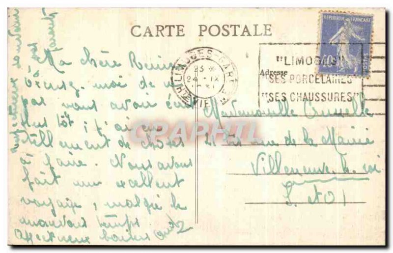 Old Postcard Limoges La Cathedrale