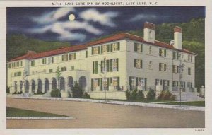 North Carolina Lake Lure Inn By Moonlight